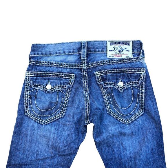 True Religion Jeans Size 30 STRAIGHT Blue - Picture 6 of 8